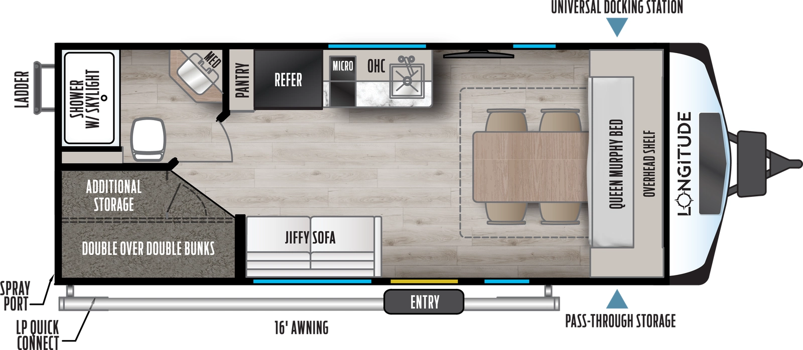 Longitude 180MBHLE Floorplan